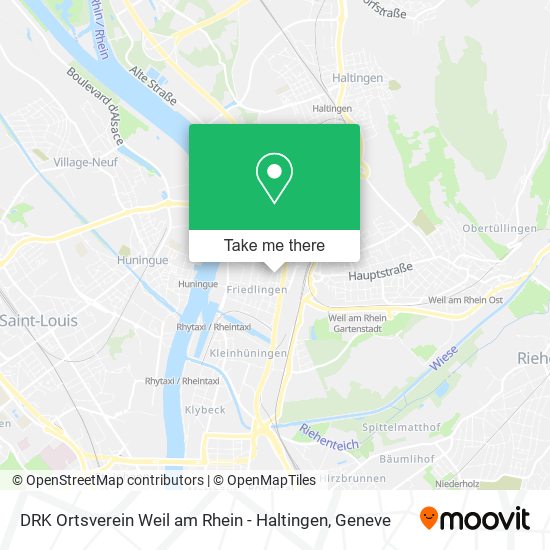 DRK Ortsverein Weil am Rhein - Haltingen map
