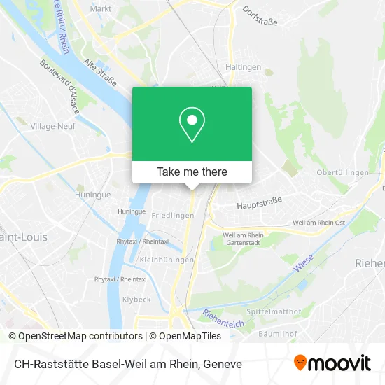 CH-Raststätte Basel-Weil am Rhein map