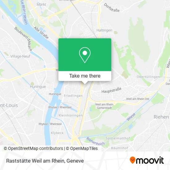 Raststätte Weil am Rhein map