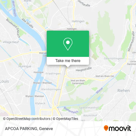 APCOA PARKING map