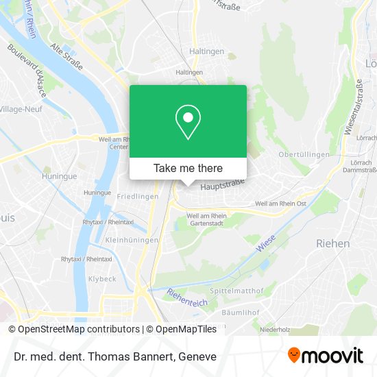 Dr. med. dent. Thomas Bannert map