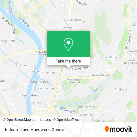 Industrie und Handwerk map