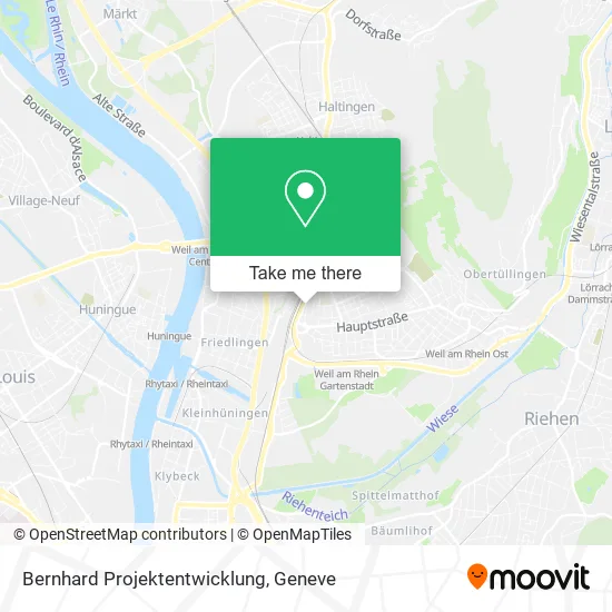 Bernhard Projektentwicklung map