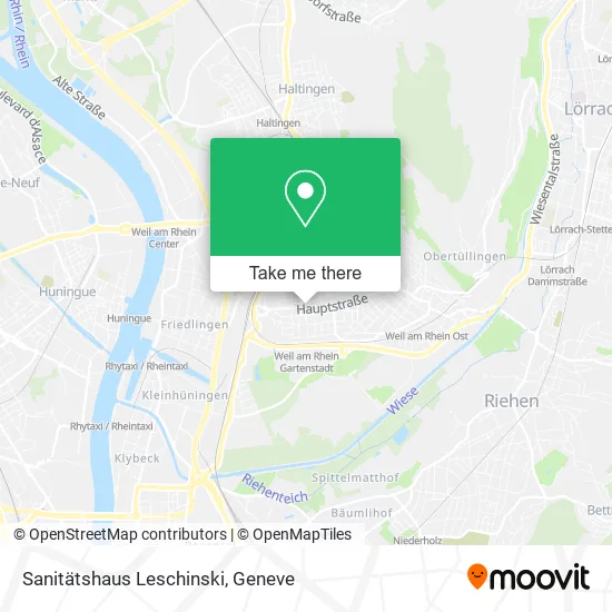 Sanitätshaus Leschinski map