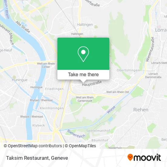 Taksim Restaurant map