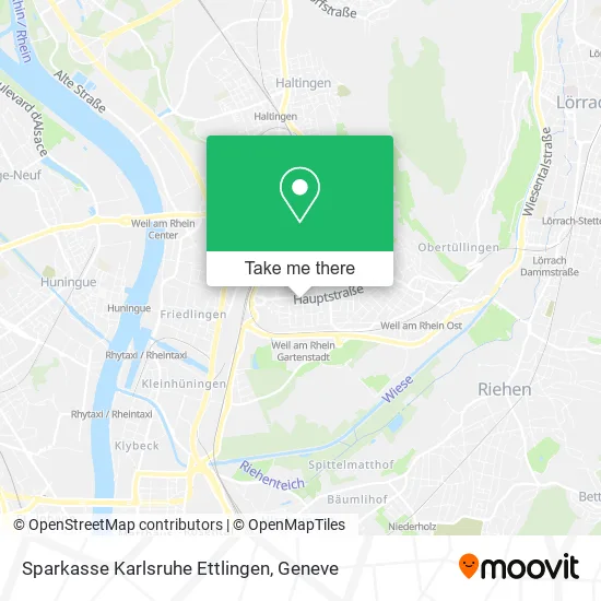 Sparkasse Karlsruhe Ettlingen map