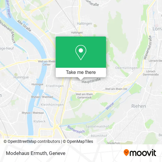 Modehaus Ermuth map