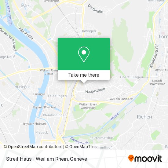Streif Haus - Weil am Rhein map