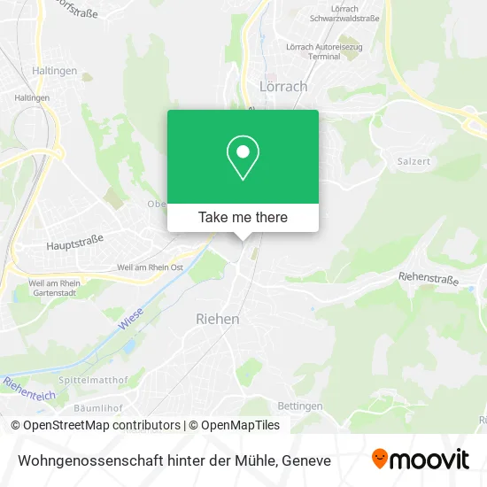 Wohngenossenschaft hinter der Mühle map