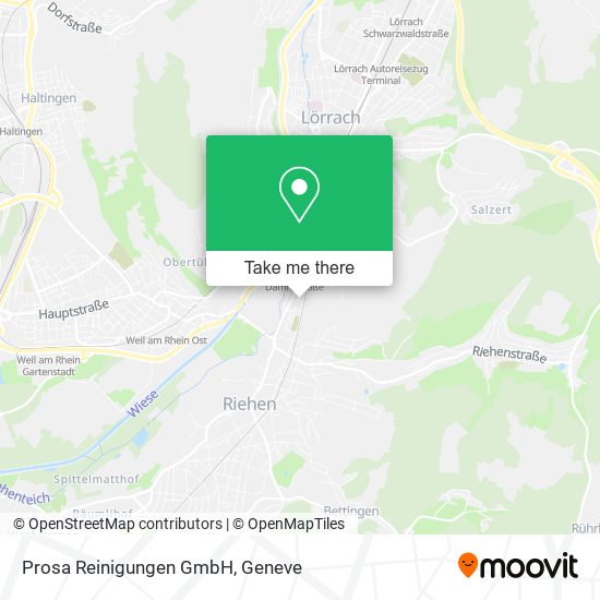 Prosa Reinigungen GmbH map