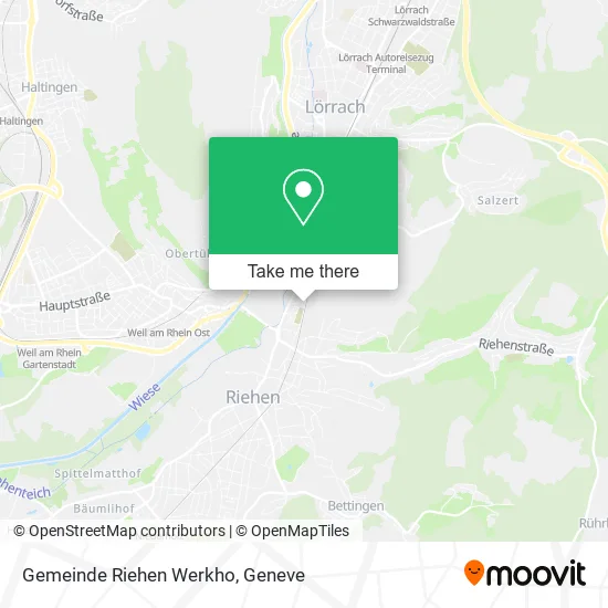 Gemeinde Riehen Werkho map