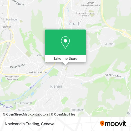 Novicandis Trading map