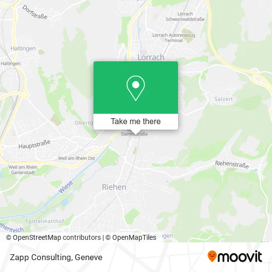 Zapp Consulting map