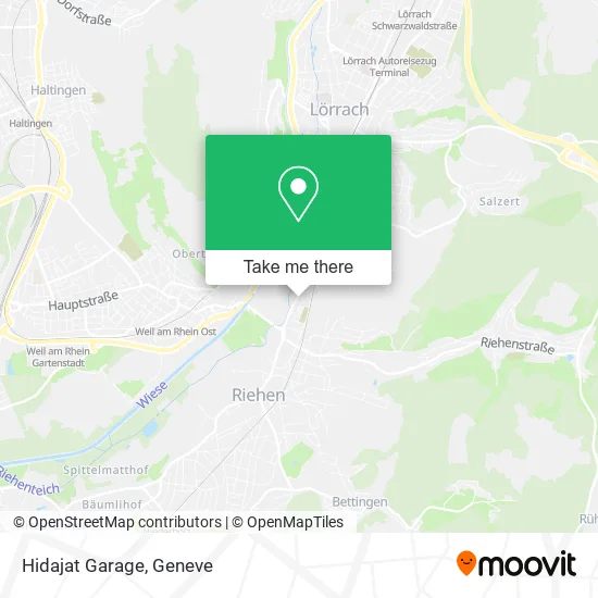 Hidajat Garage map