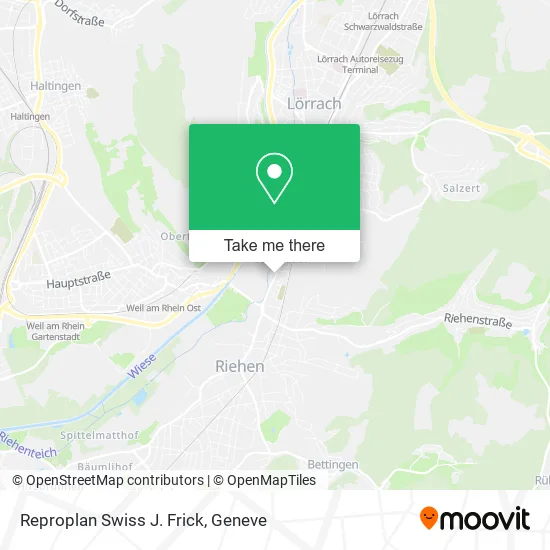 Reproplan Swiss J. Frick plan