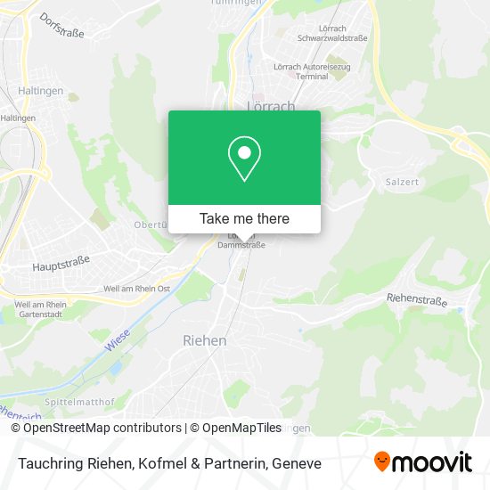 Tauchring Riehen, Kofmel & Partnerin map