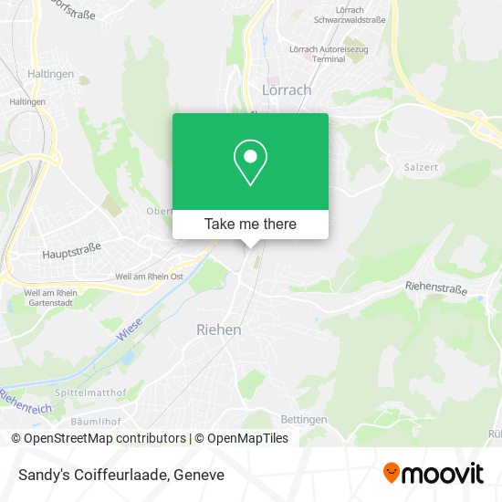 Sandy's Coiffeurlaade map