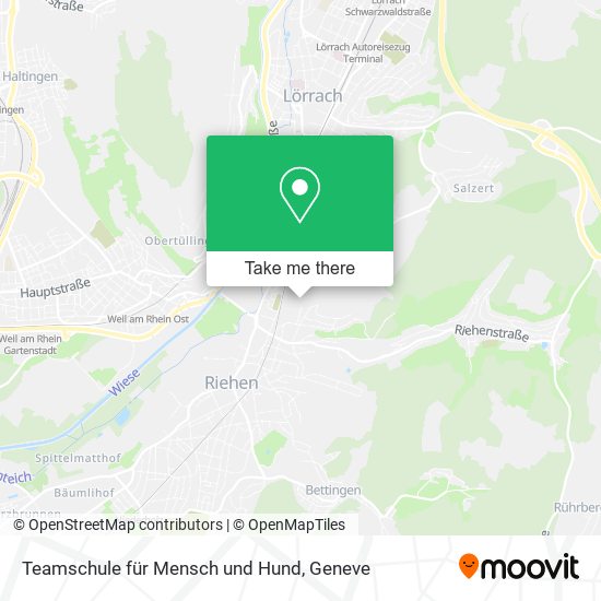 Teamschule für Mensch und Hund map