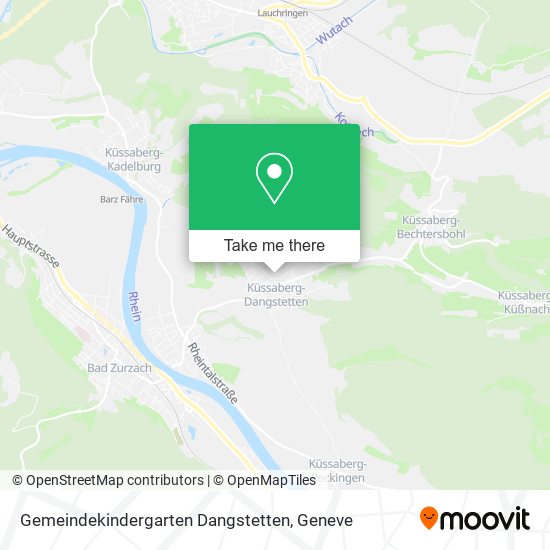 Gemeindekindergarten Dangstetten map