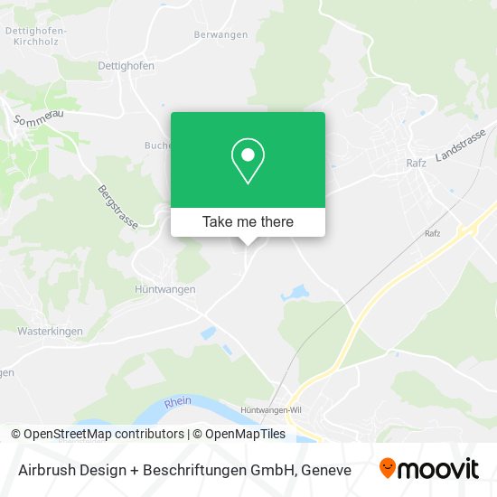 Airbrush Design + Beschriftungen GmbH map