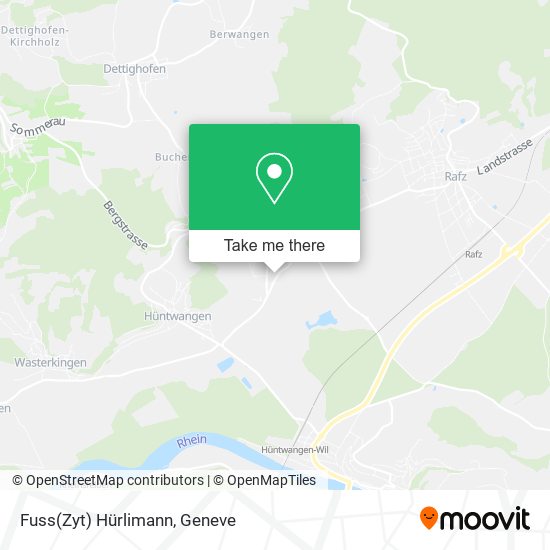 Fuss(Zyt) Hürlimann map