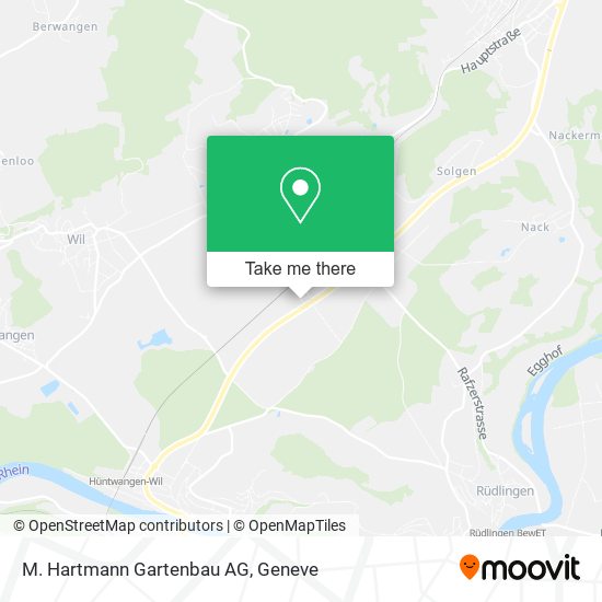 M. Hartmann Gartenbau AG map