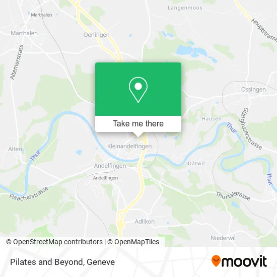 Pilates and Beyond map