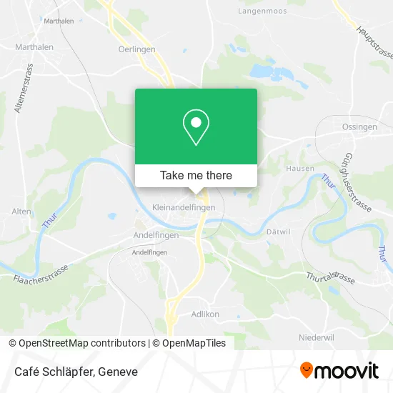 Café Schläpfer map