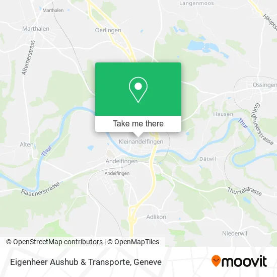 Eigenheer Aushub & Transporte map