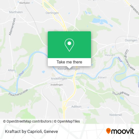 Kraftact by Caprioli map
