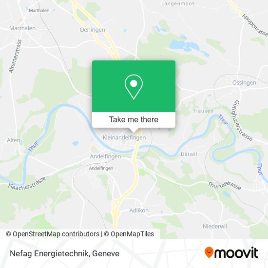 Nefag Energietechnik map