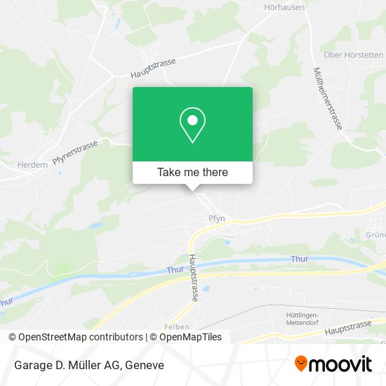 Garage D. Müller AG map