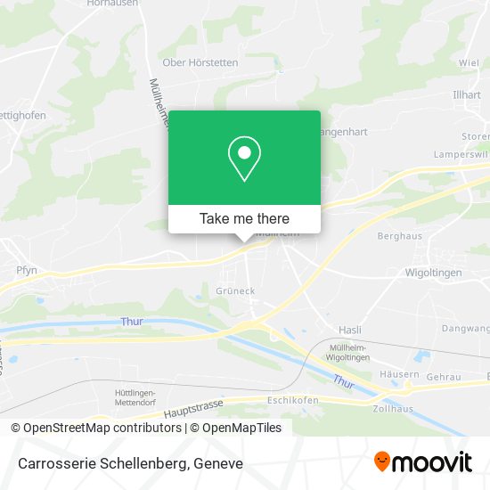 Carrosserie Schellenberg map