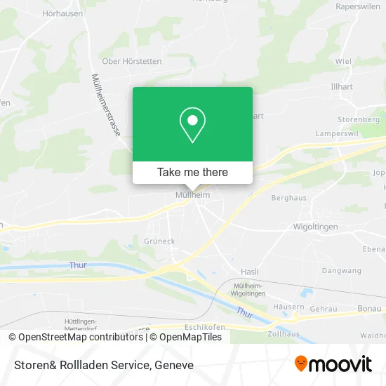 Storen& Rollladen Service map