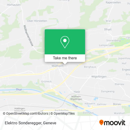 Elektro Sonderegger map