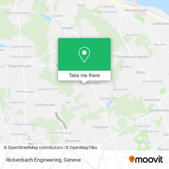 Rickenbach Engineering map