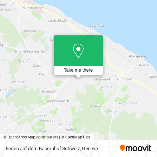 Ferien auf dem Bauernhof Schweiz map