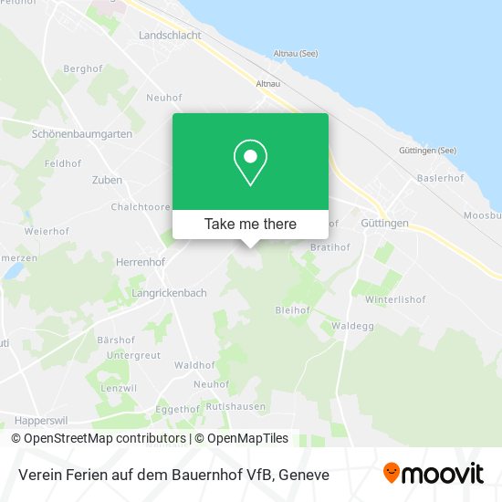 Verein Ferien auf dem Bauernhof VfB map