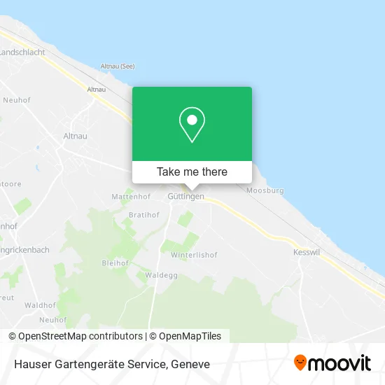 Hauser Gartengeräte Service map