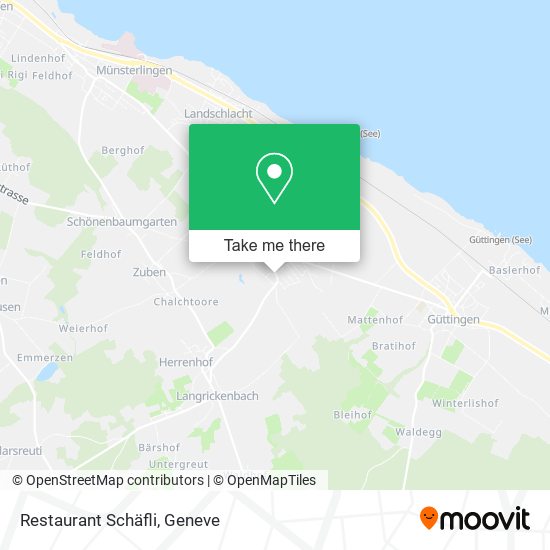 Restaurant Schäfli map