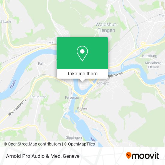 Arnold Pro Audio & Med map