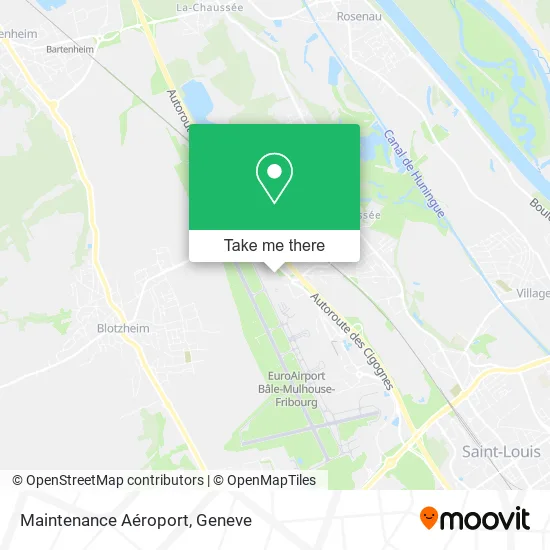 Maintenance Aéroport map
