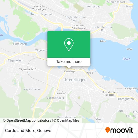 Cards and More map