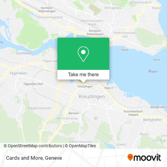 Cards and More map