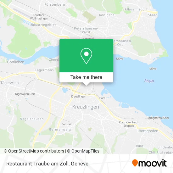 Restaurant Traube am Zoll map