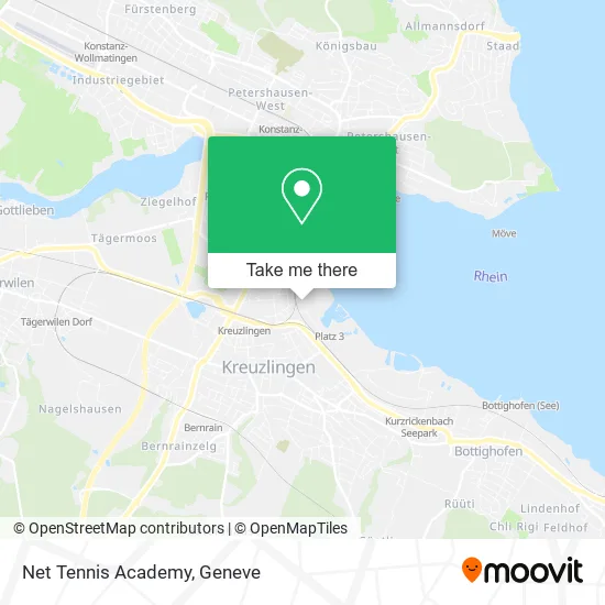 Net Tennis Academy map