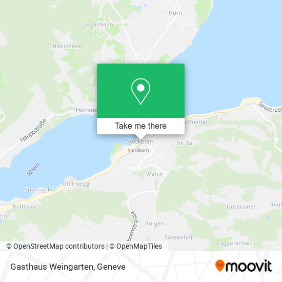 Gasthaus Weingarten map