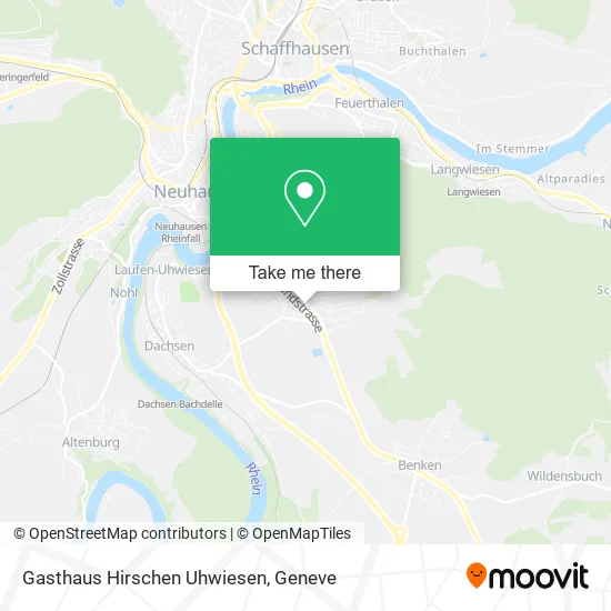 Gasthaus Hirschen Uhwiesen plan