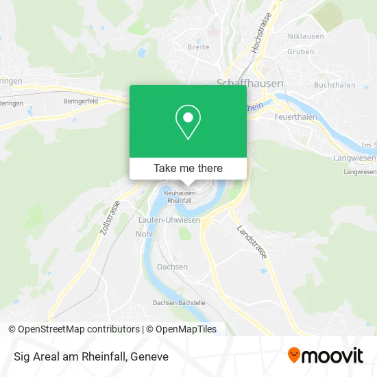 Sig Areal am Rheinfall map