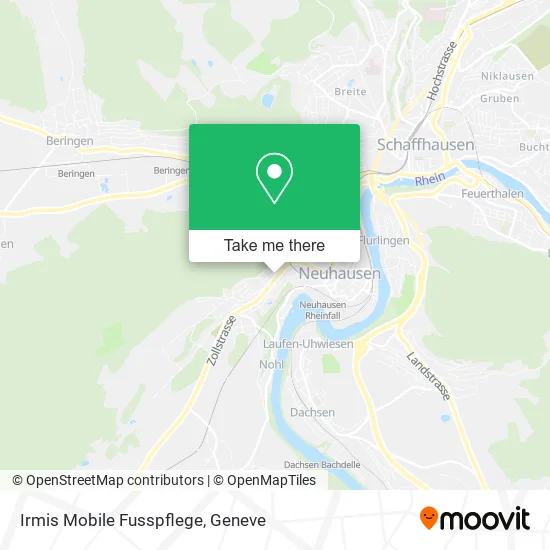 Irmis Mobile Fusspflege map